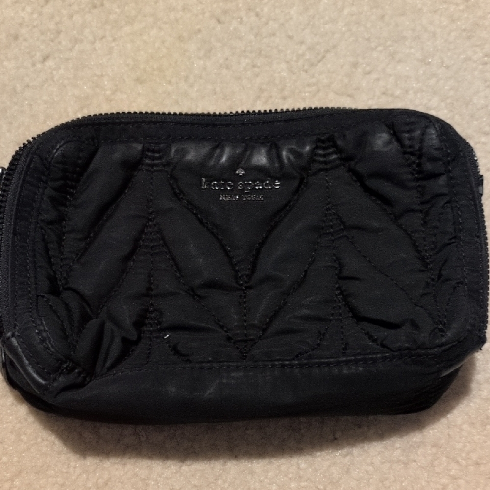 Kate Spade Black Quilted Crossbody Bag